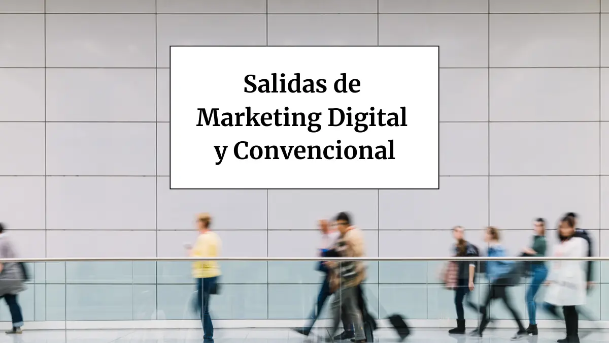 Salidas de Marketing Digital y Convencional 2024