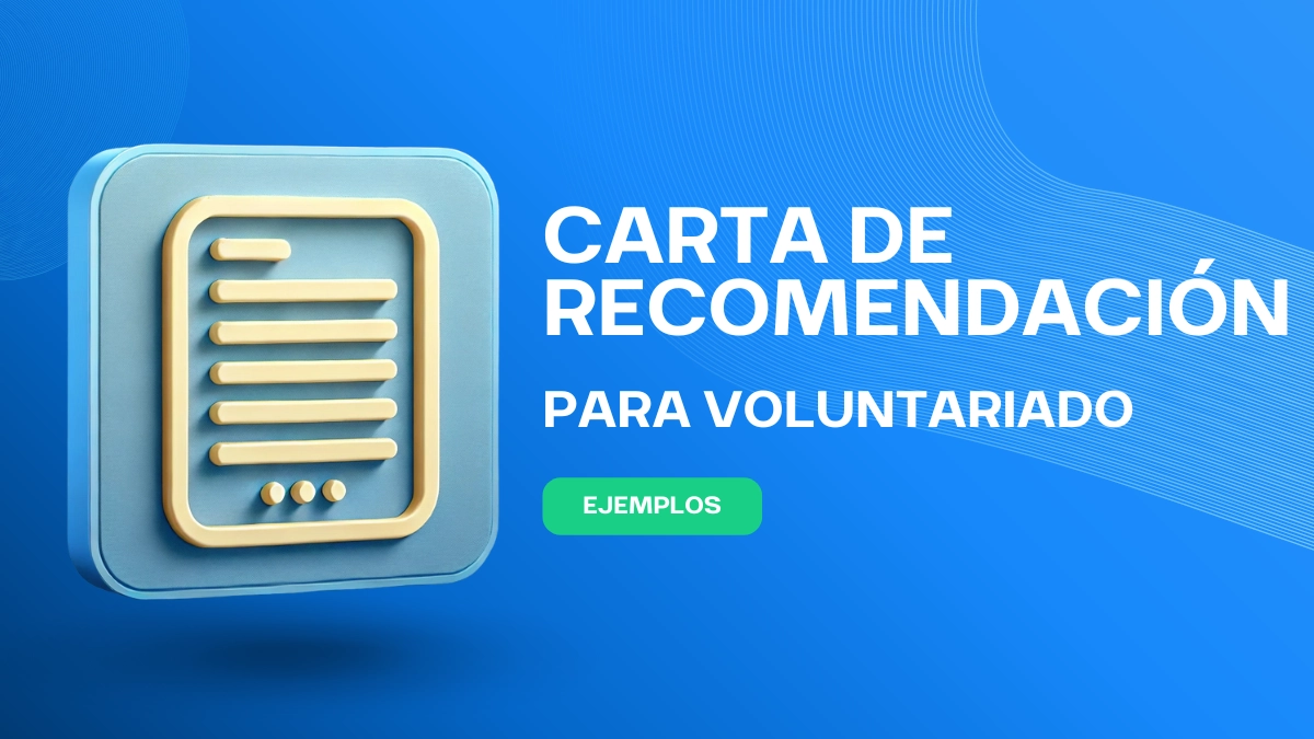 Carta de Recomendación para Voluntariado