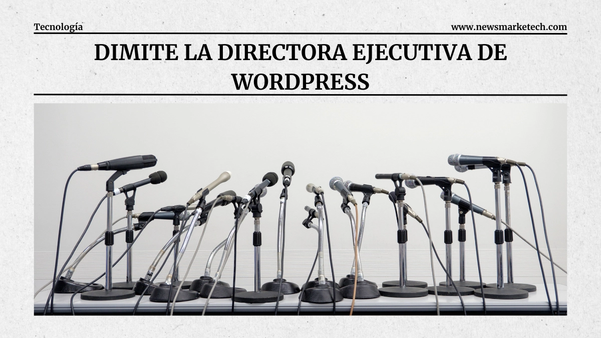 Dimite la Directora Ejecutiva de WordPress